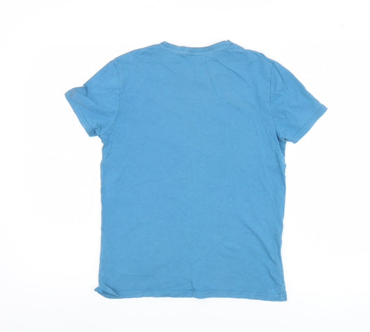 Kiabi Boys Blue XS Graphic T-Shirt, Regular Fit, Casual Style