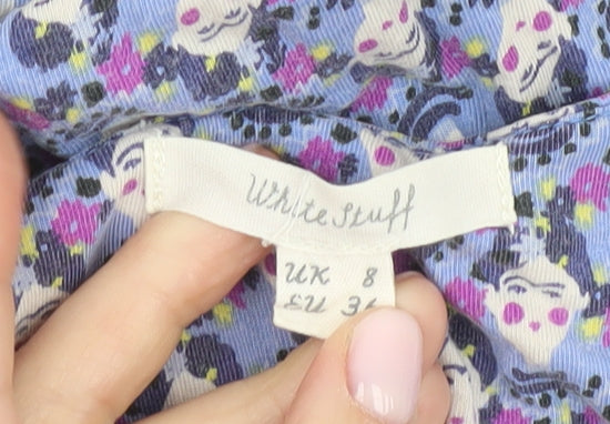 Womens UK Size 8 White Stuff Multicoloured Viscose Blouse