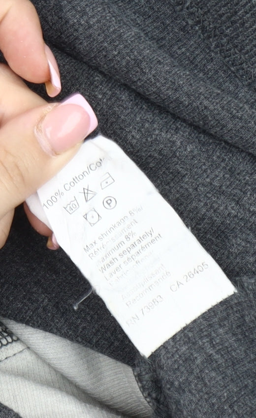 Helly Hansen Men's Grey 1/4 Zip Sweatshirt Size L