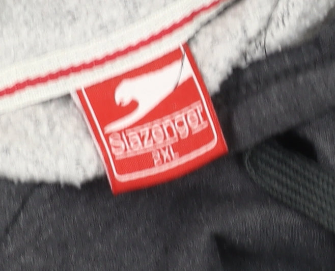 Slazenger Men's Grey 2XL Pullover Hoodie
