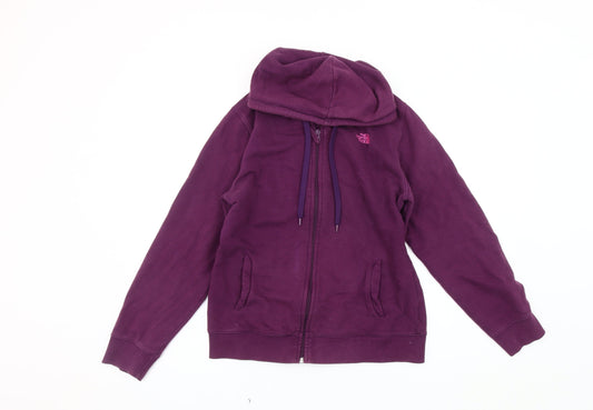 The North Face Women's Purple Hooded Jacket M Casual