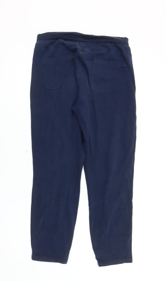 White Stuff Women's Blue Jogger Trousers Size 8