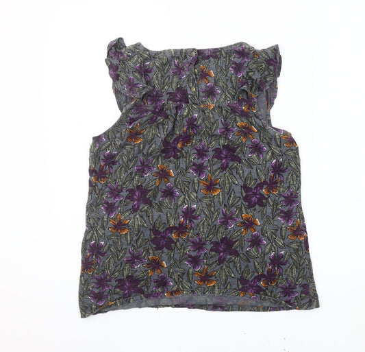 Fat Face Women's Multicoloured Floral Blouse Size 10