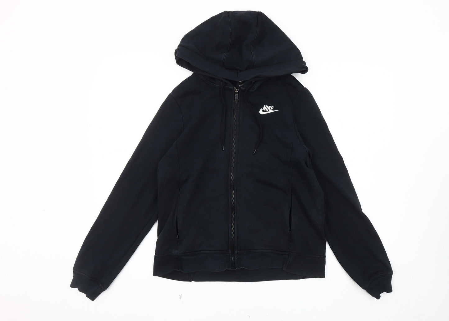 Nike Men's Black Hoodie Jacket, Size S, Casual