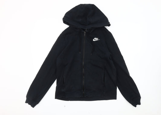 Nike Men's Black Hoodie Jacket, Size S, Casual