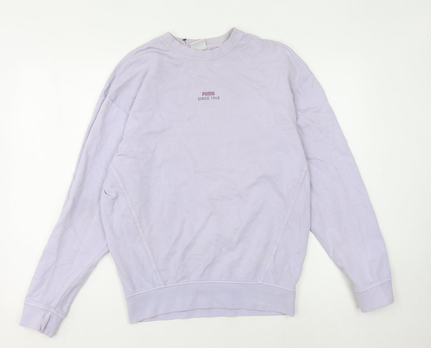 Puma Women's Purple Pullover Sweatshirt - XS