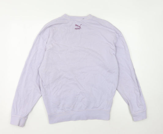 Puma Women's Purple Pullover Sweatshirt - XS