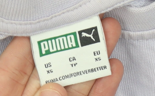 Puma Women's Purple Pullover Sweatshirt - XS