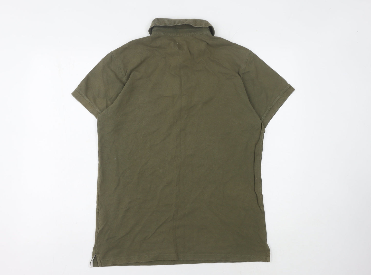 Jack Wills Men's Green Polo M