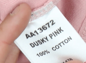 Cotton Traders Men XL Pink Crew Neck T-Shirt