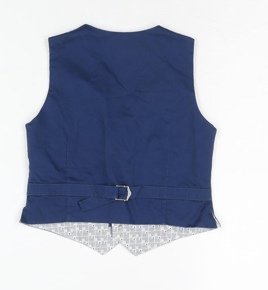 John Lewis Boys Blue Waistcoat, 5 Years, Formal/Casual Style
