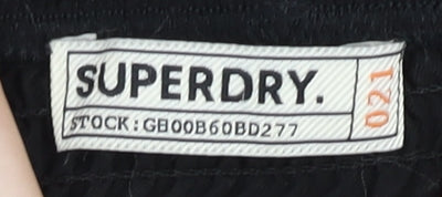 Superdry Women Black Off Shoulder Top UK 12