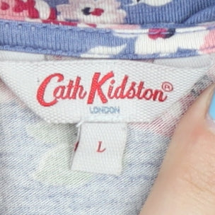 Cath Kidston Womens Multicolour Floral V-Neck Long Sleeve T-Shirt