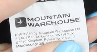 Mountain Warehouse Unisex Black Fleece Pullover Sweatshirt