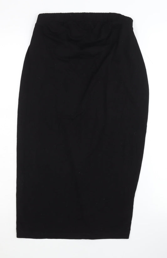 ASOS DESIGN Black Maternity Pencil Skirt