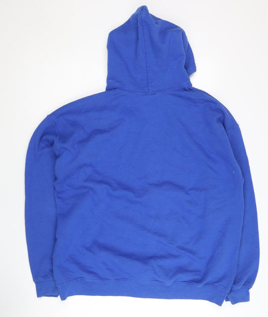 NFL Team Apparel Men’s Blue Giants Hoodie L Regular