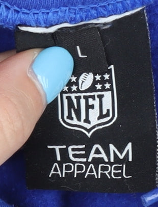 NFL Team Apparel Men’s Blue Giants Hoodie L Regular