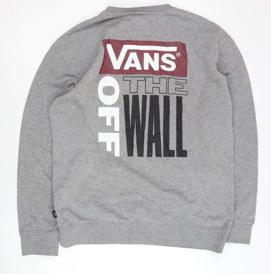 Vans Men's Grey Pullover Sweatshirt - Size S