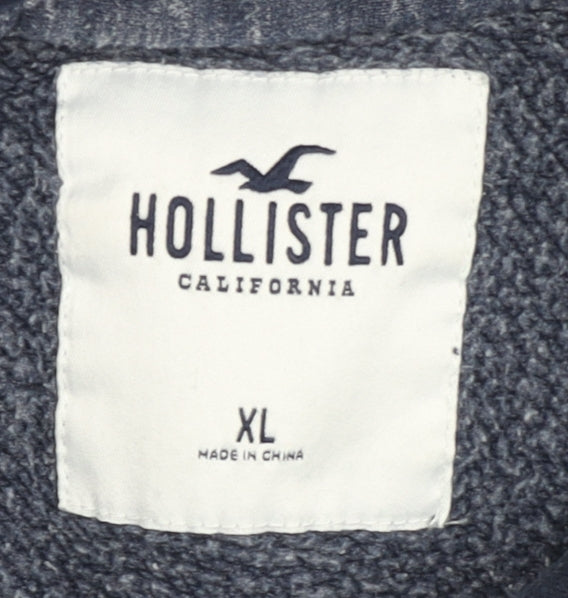 Hollister Men's Blue XL Pullover Hoodie