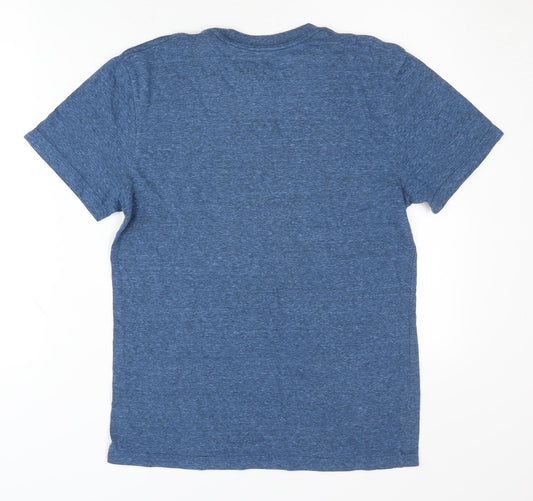 Harry Potter Men's Blue Graphic T-Shirt, Size S