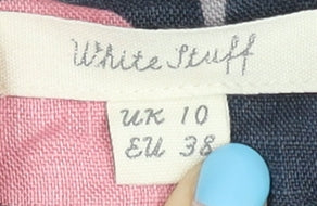 White Stuff Women's Multicoloured Floral Midi Skirt, Size 10