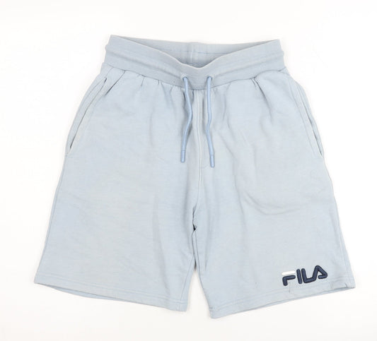 FILA Men's Blue XS Bermuda Shorts with Logo