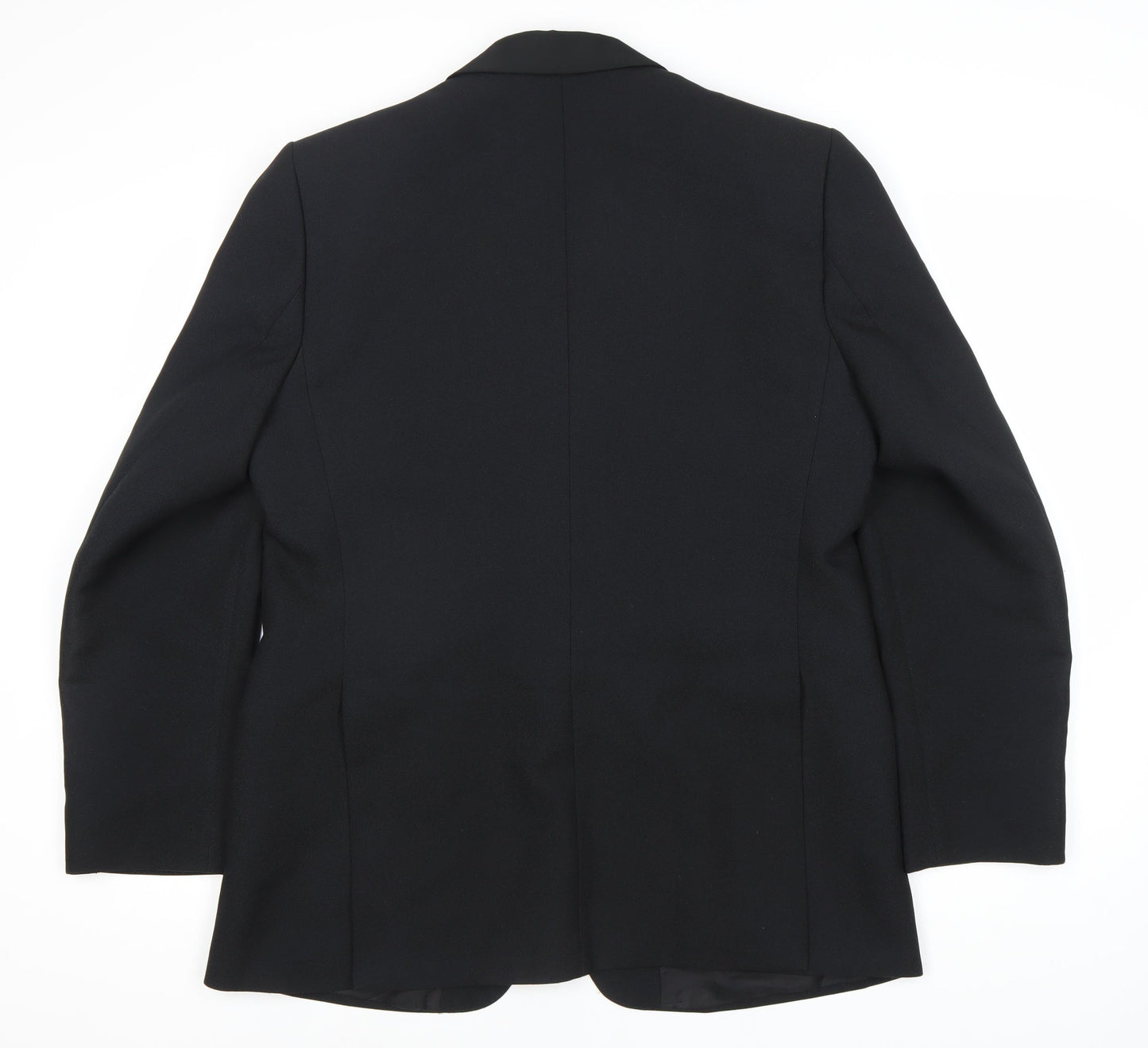 Dunn & Co Men's Black Blazer 43 Regular Shawl Lapel