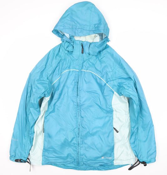 Peter Storm Women's Blue Windbreaker Jacket Size 16
