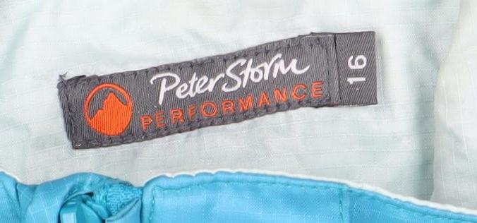 Peter Storm Women's Blue Windbreaker Jacket Size 16