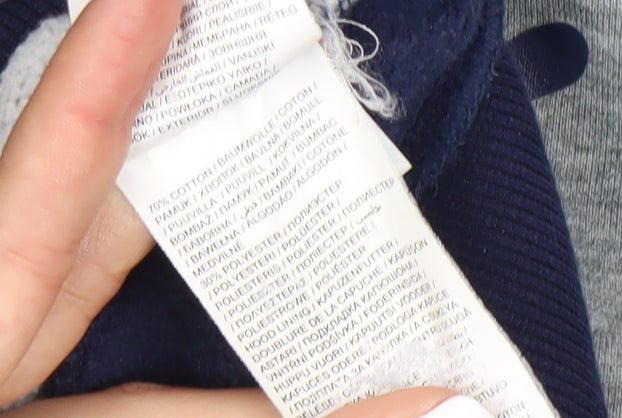 Puma Men's Blue Grey Hoodie M