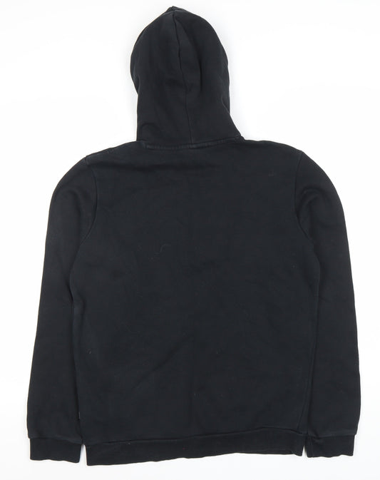Puma Boys' Black Pullover Hoodie XL with Logo Accent