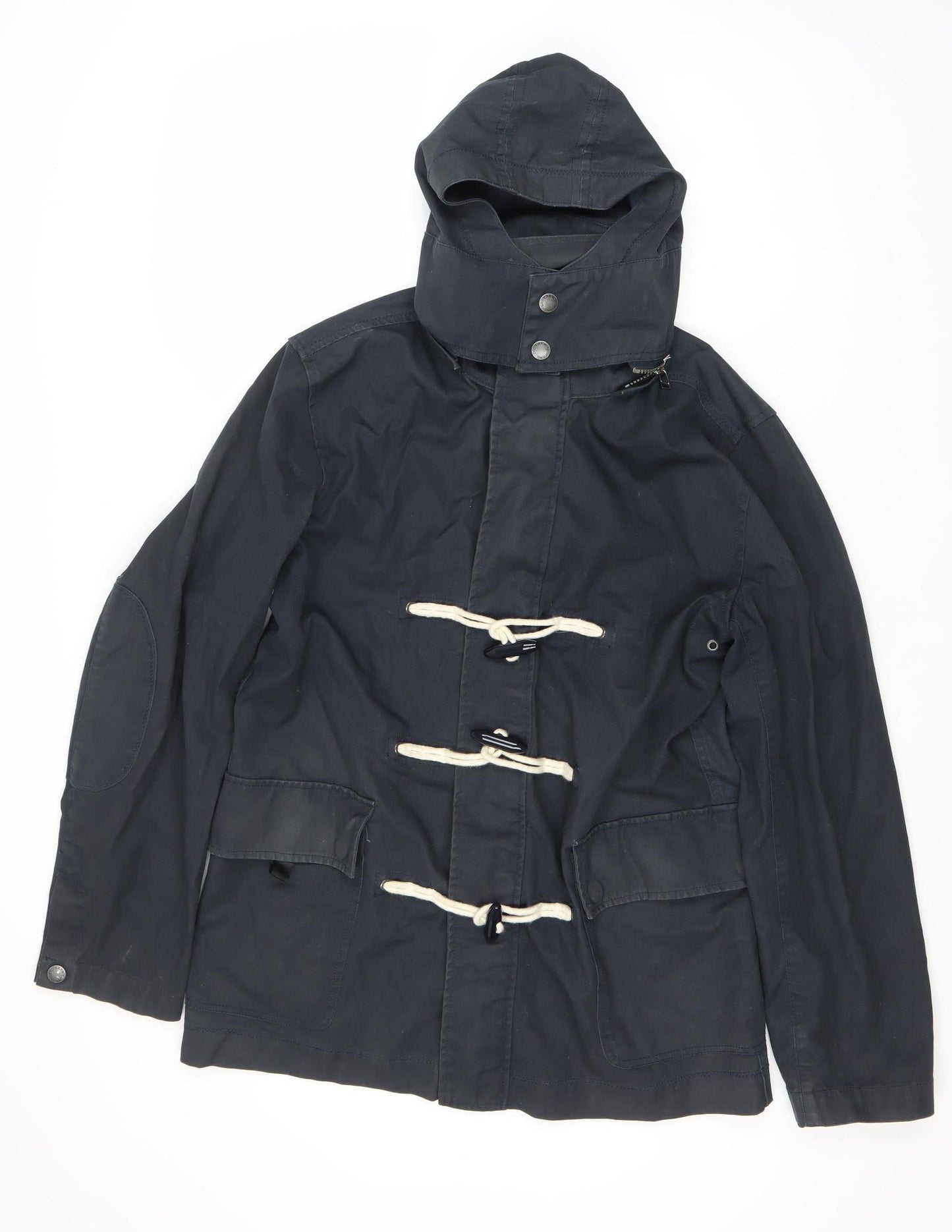 Crew Clothing Co. Blue Unisex Duffle Jacket M