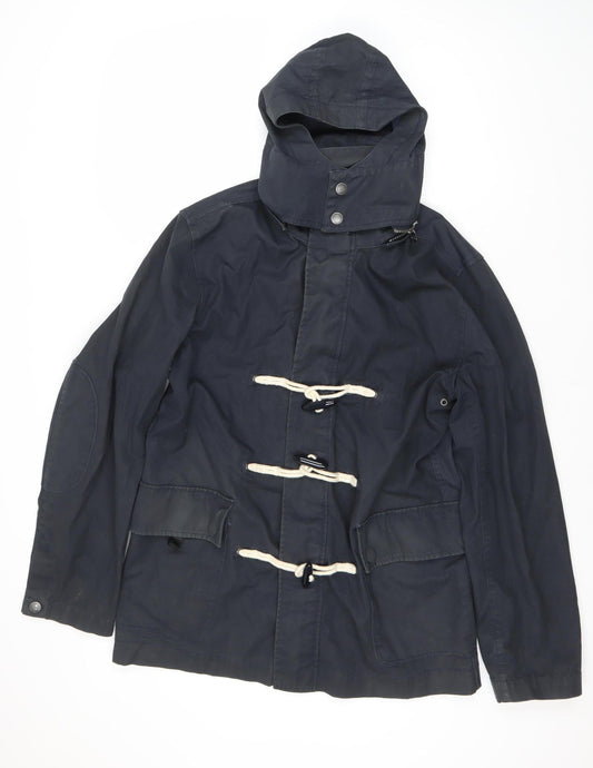 Crew Clothing Co. Blue Unisex Duffle Jacket M