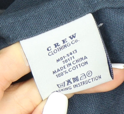 Crew Clothing Co. Blue Unisex Duffle Jacket M