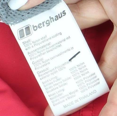 Berghaus Women's Red Rain Coat Size 8