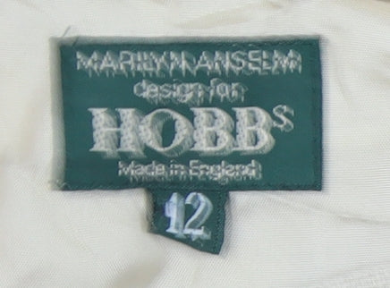 Hobbs Women's Beige Midi Trumpet Skirt, Size 12