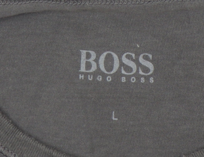 Hugo Boss Men's Grey Crew Neck T-Shirt L