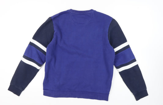 Lacoste Sport Men's Blue Crew Neck Sweatshirt - Size M