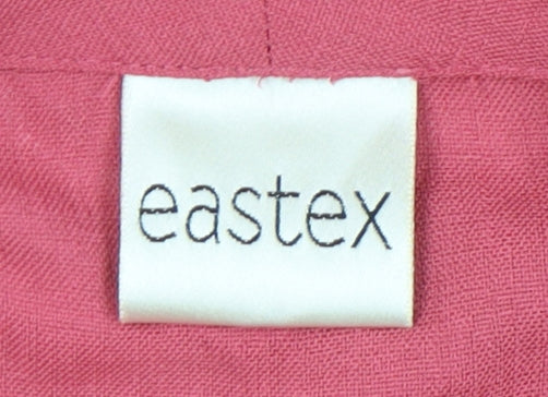 Eastex Women's Pink Embroidered Blouse, Size 12