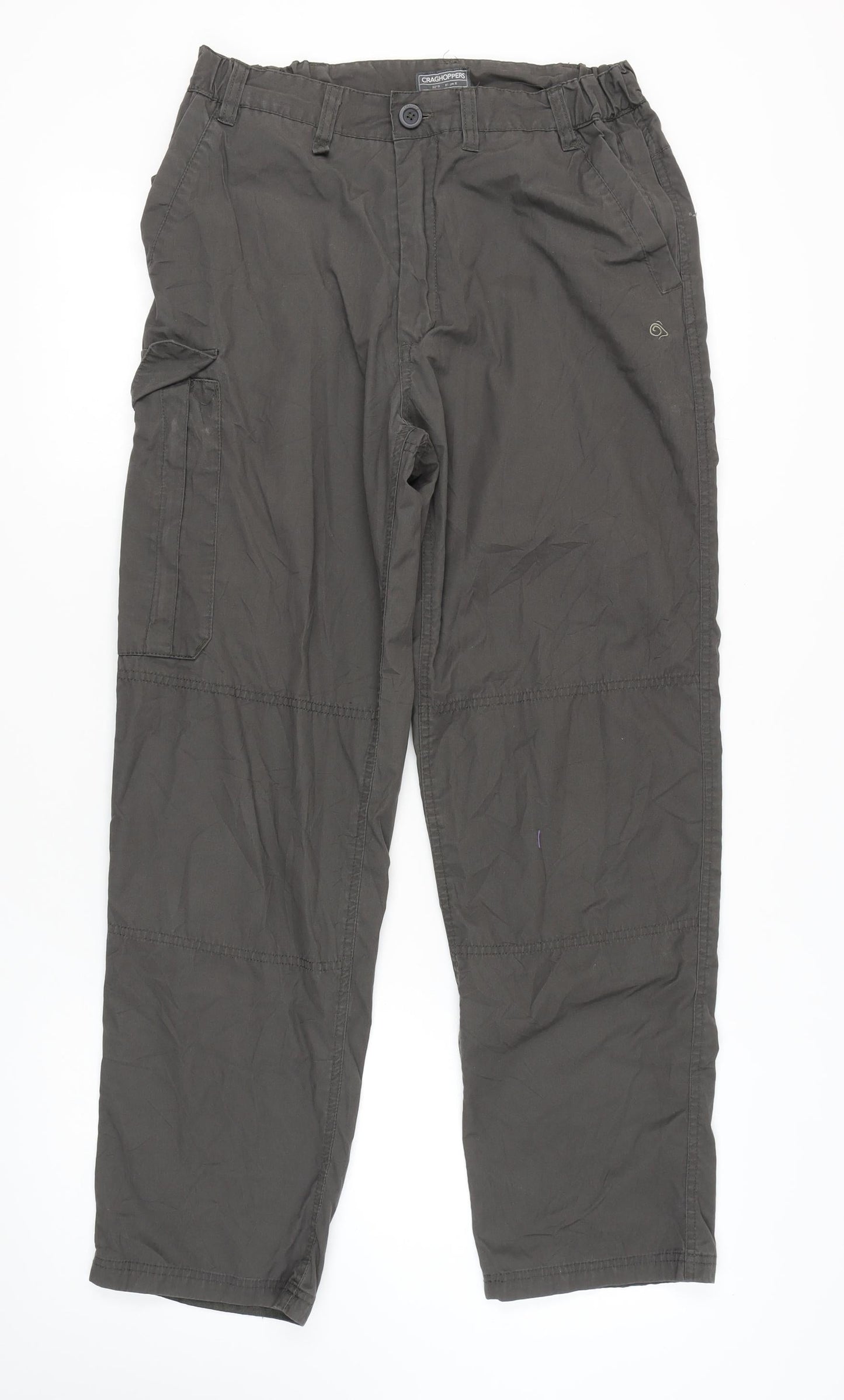 Craghoppers Grey Cargo Trousers Size 32 Unisex