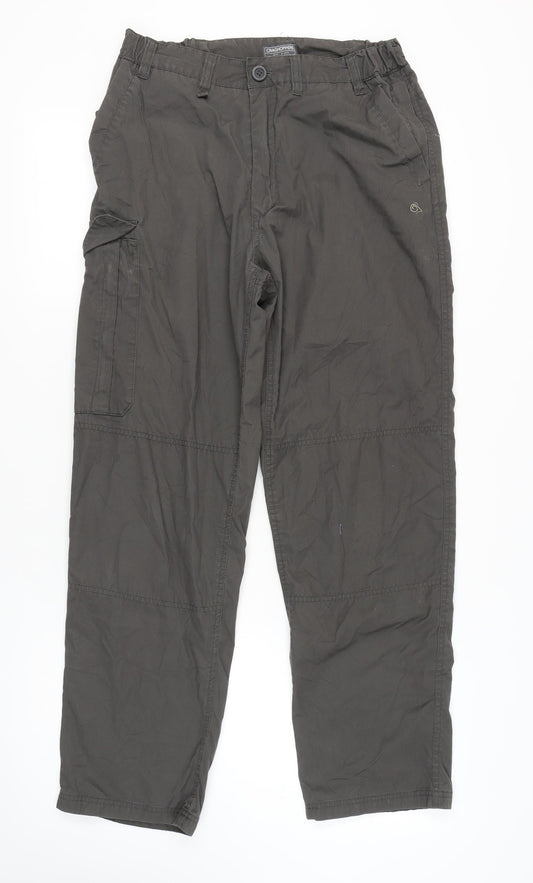 Craghoppers Grey Cargo Trousers Size 32 Unisex