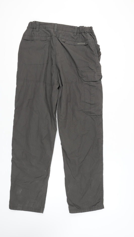 Craghoppers Grey Cargo Trousers Size 32 Unisex