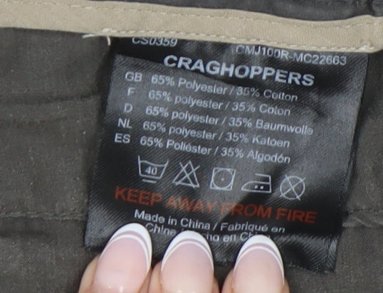 Craghoppers Grey Cargo Trousers Size 32 Unisex