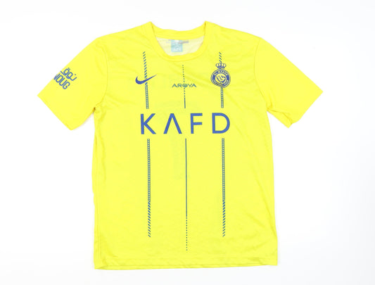 Nike Ronaldo Men's Yellow XS Football Jersey