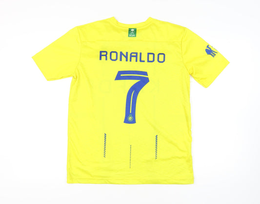 Nike Ronaldo Men's Yellow XS Football Jersey