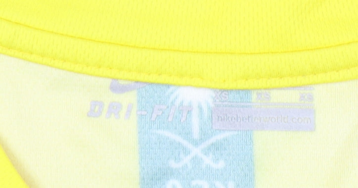 Nike Ronaldo Men's Yellow XS Football Jersey