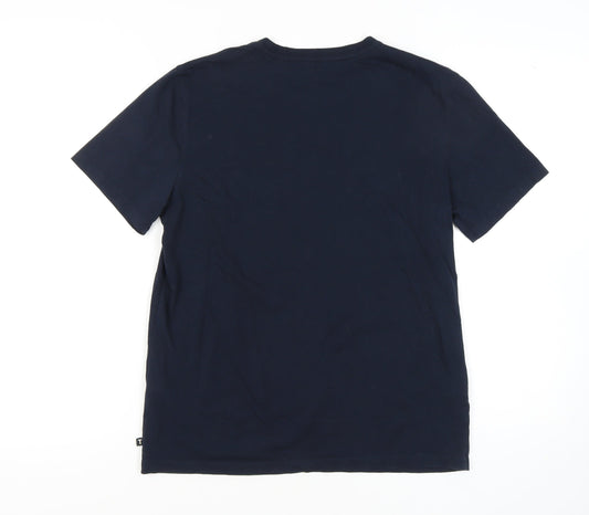 Ted Baker Men's Blue Logo T-Shirt Medium