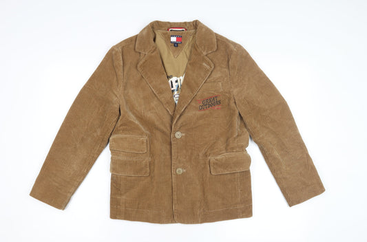 Tommy Hilfiger Brown Corduroy Blazer, Size 12