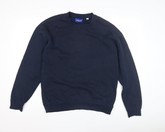 JACK&JONES Men's Blue Pullover Sweatshirt M