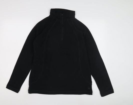Peter Storm Women's Black Fleece Pullover, Size 12